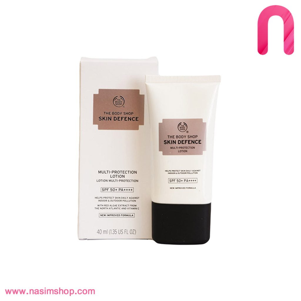 ضدآفتاب بادی شاپ مدل skin defence spf50