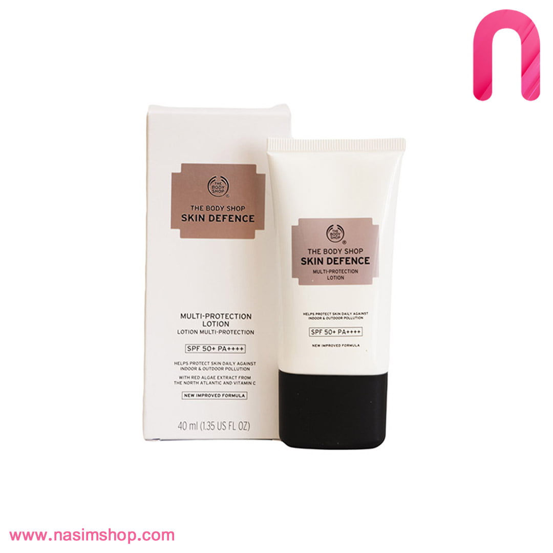 ضدآفتاب بادی شاپ مدل skin defence spf50