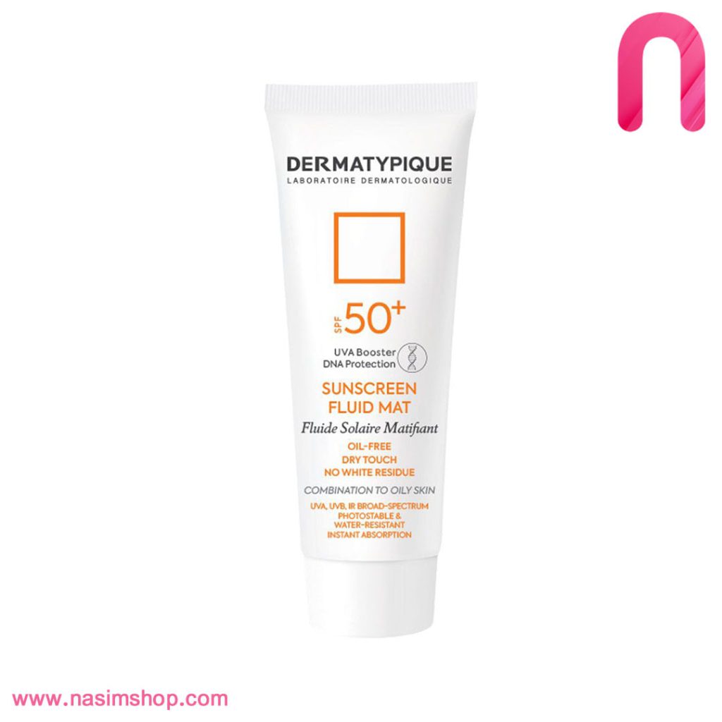ضد آفتاب بی رنگ پوست چرب فلویید مت +SPF50 درماتیپیک-3