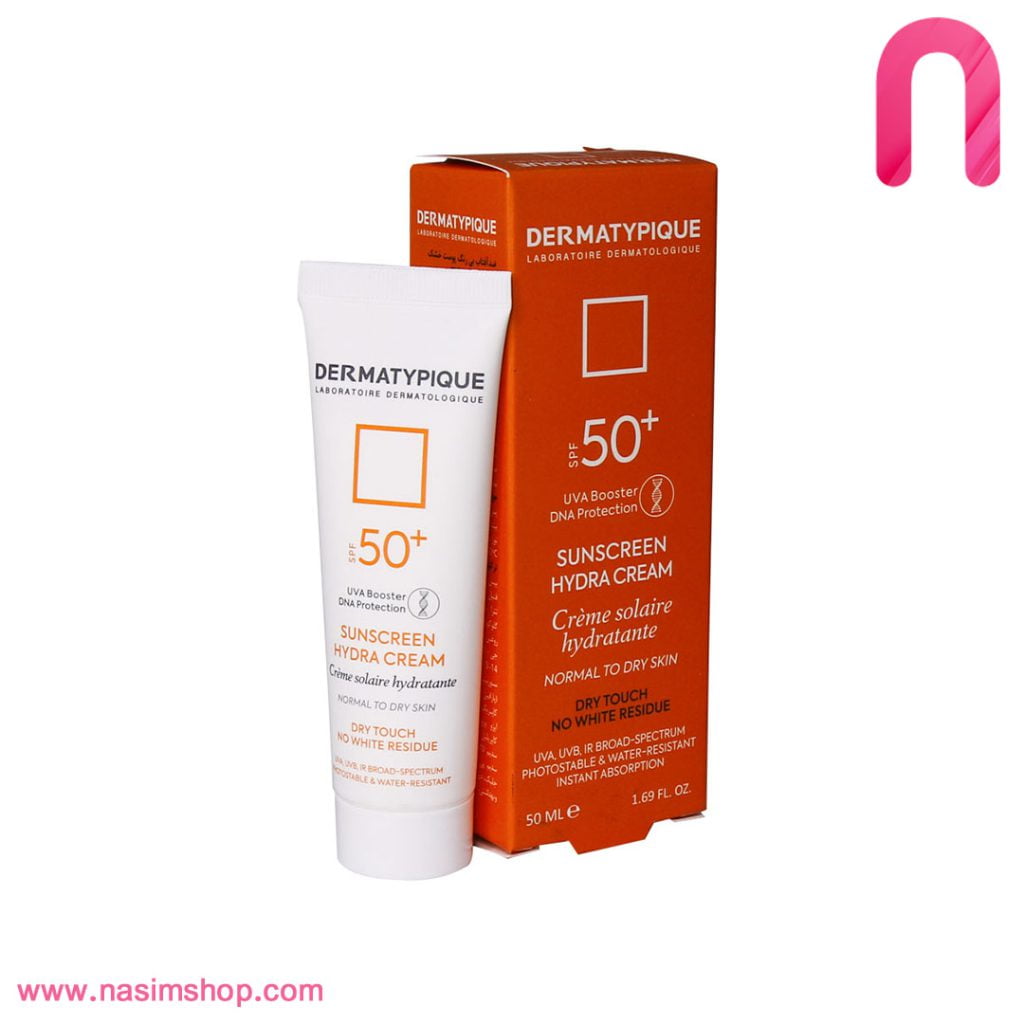 ضدآفتاب بی رنگ پوست خشک درماتیپیکspf50
