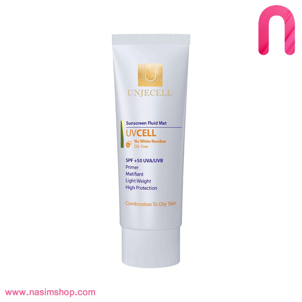 ضد افتاب بی رنگ پوست چرب SPF+50 آنژسل
