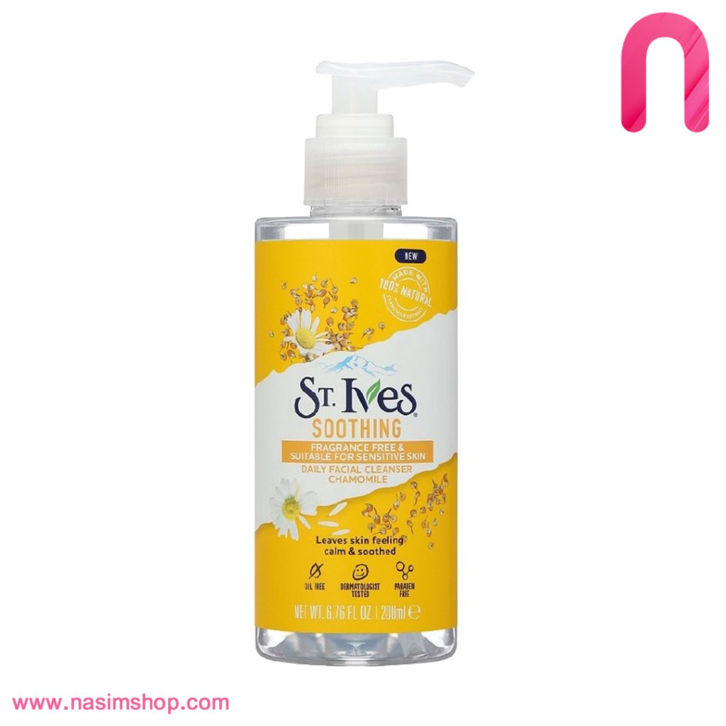 ژل شوینده و تسکین دهنده صورت بابونه سینت ایوز St Ives Soothing