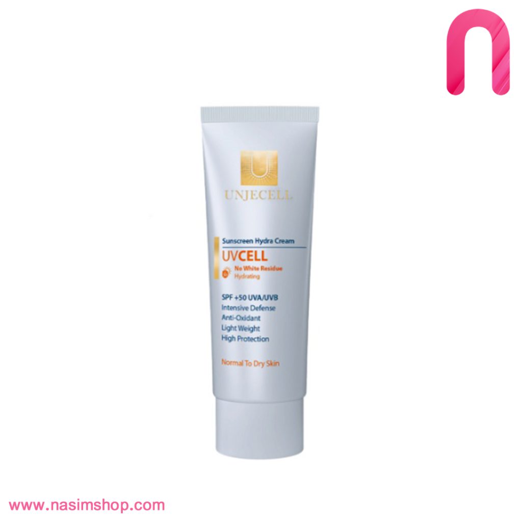 کرم ضد آفتاب بی رنگ پوست خشک SPF50 آنژسل