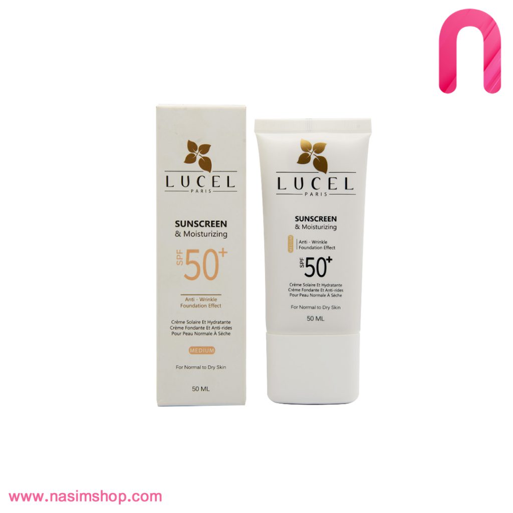 کرم ضد آفتاب رنگی SPF50 لوسل مناسب پوست خشک و معمولی