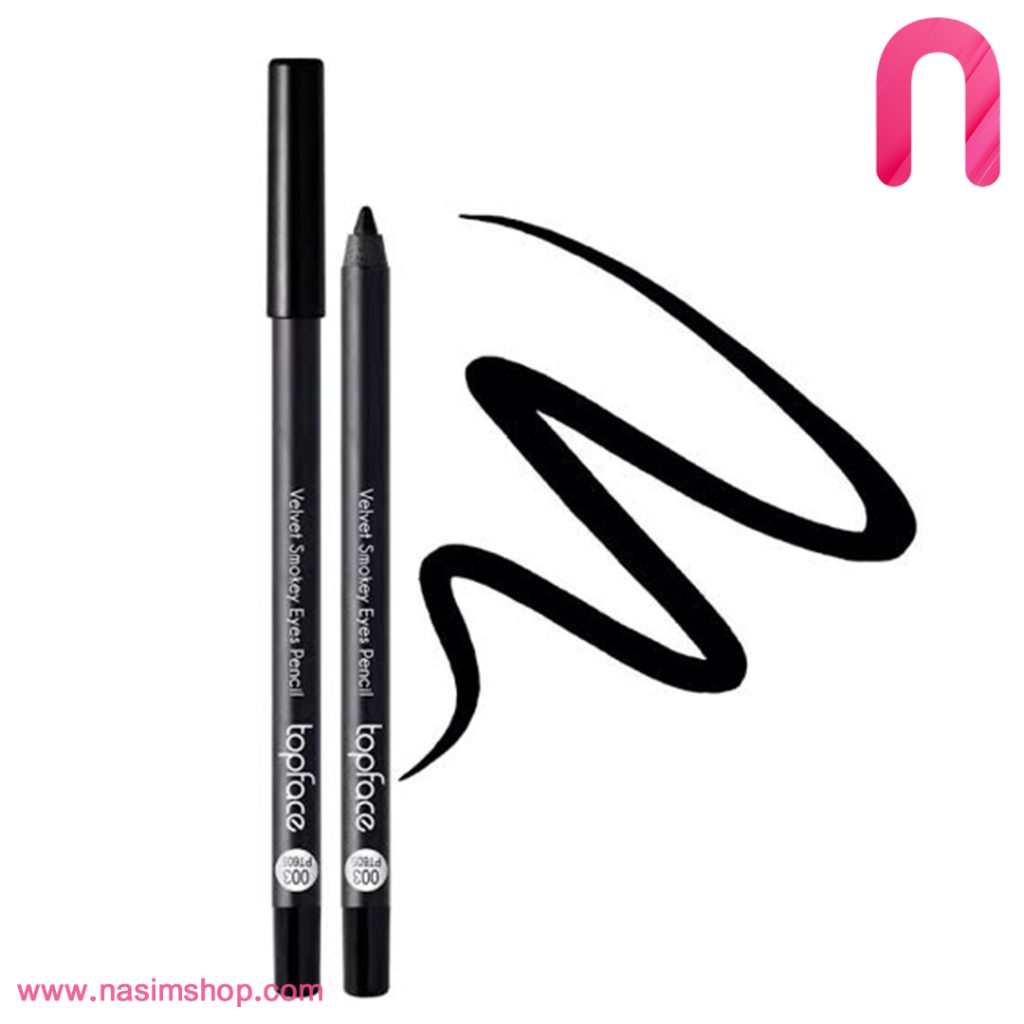 مداد چشم کربنی تاپ فیس TOPFACE Velvet Smokey Eyes Pencil-4