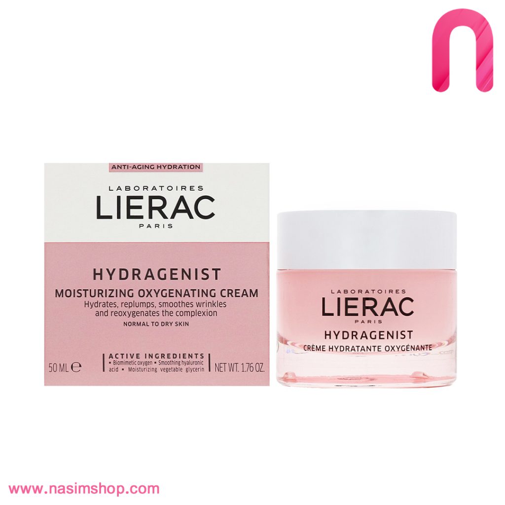 کرم مرطوب کننده و آبرسان و اکسیژن رسان قوی لیراک Lierac مدل HYDRAGENIST