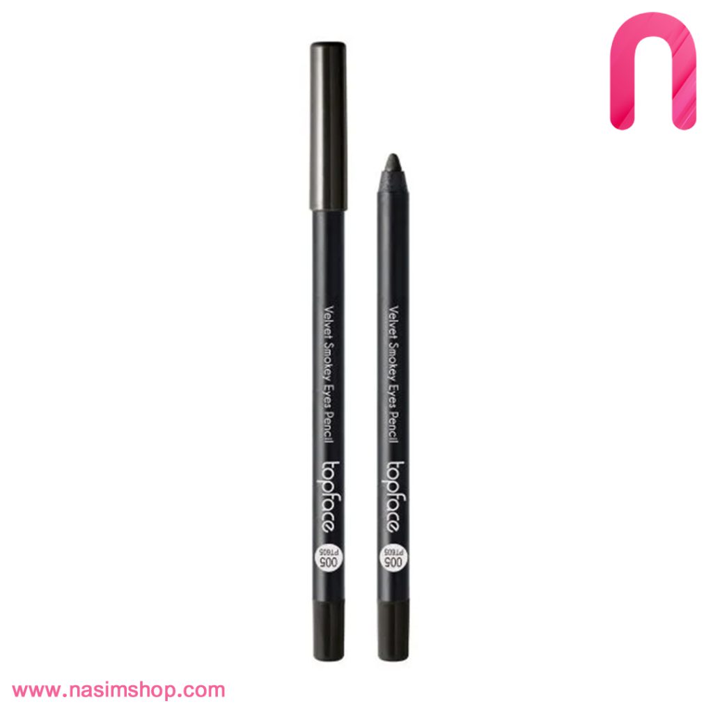 مداد چشم کربنی تاپ فیس TOPFACE Velvet Smokey Eyes Pencil
