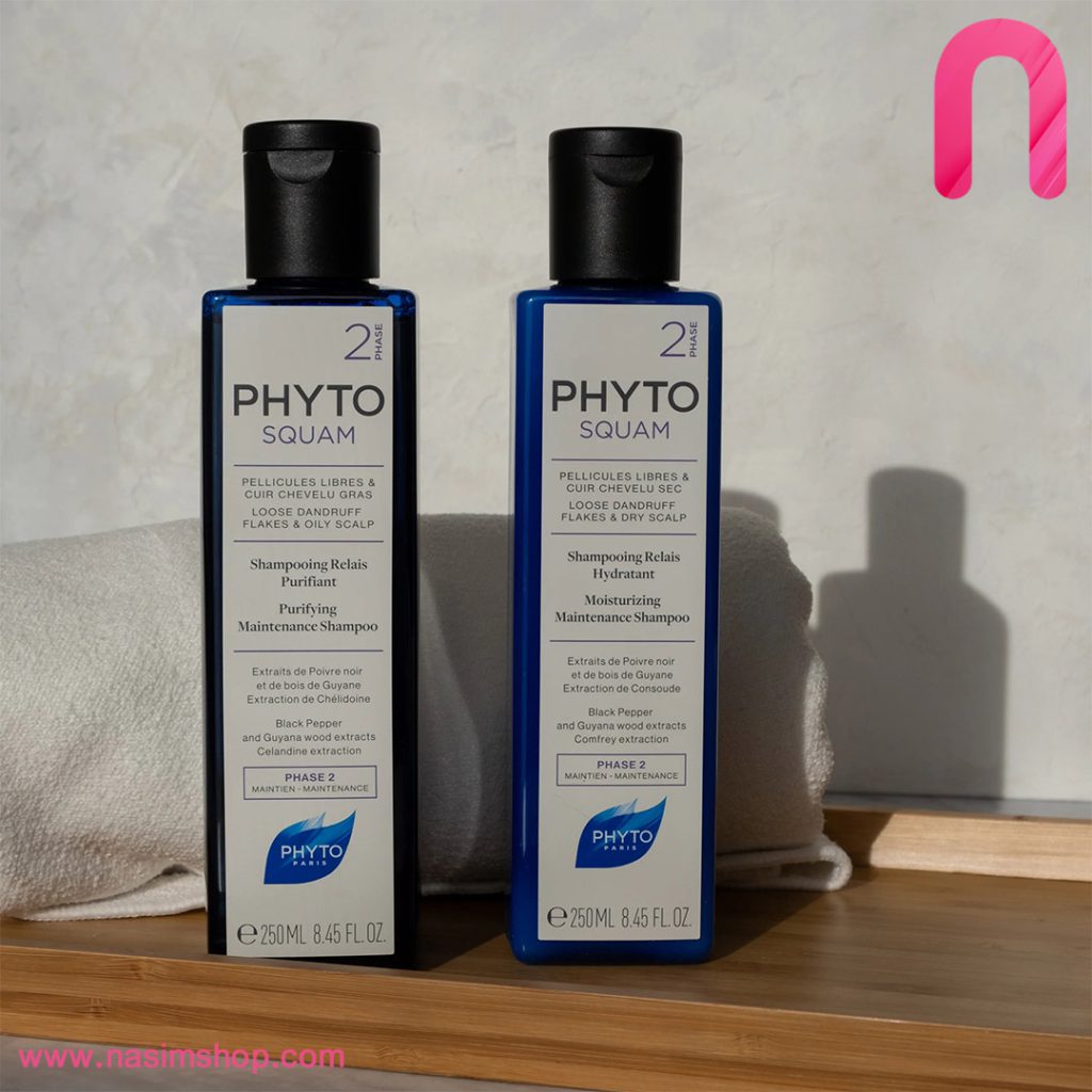 شامپو ضد شوره فیتو PHYTO مدل اسکوام SQUAM پوست سر چرب-3