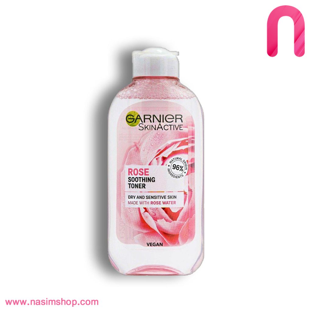 تونر گل رز گارنیر پوست خشک و حساس | GARNIER ROSE TONER