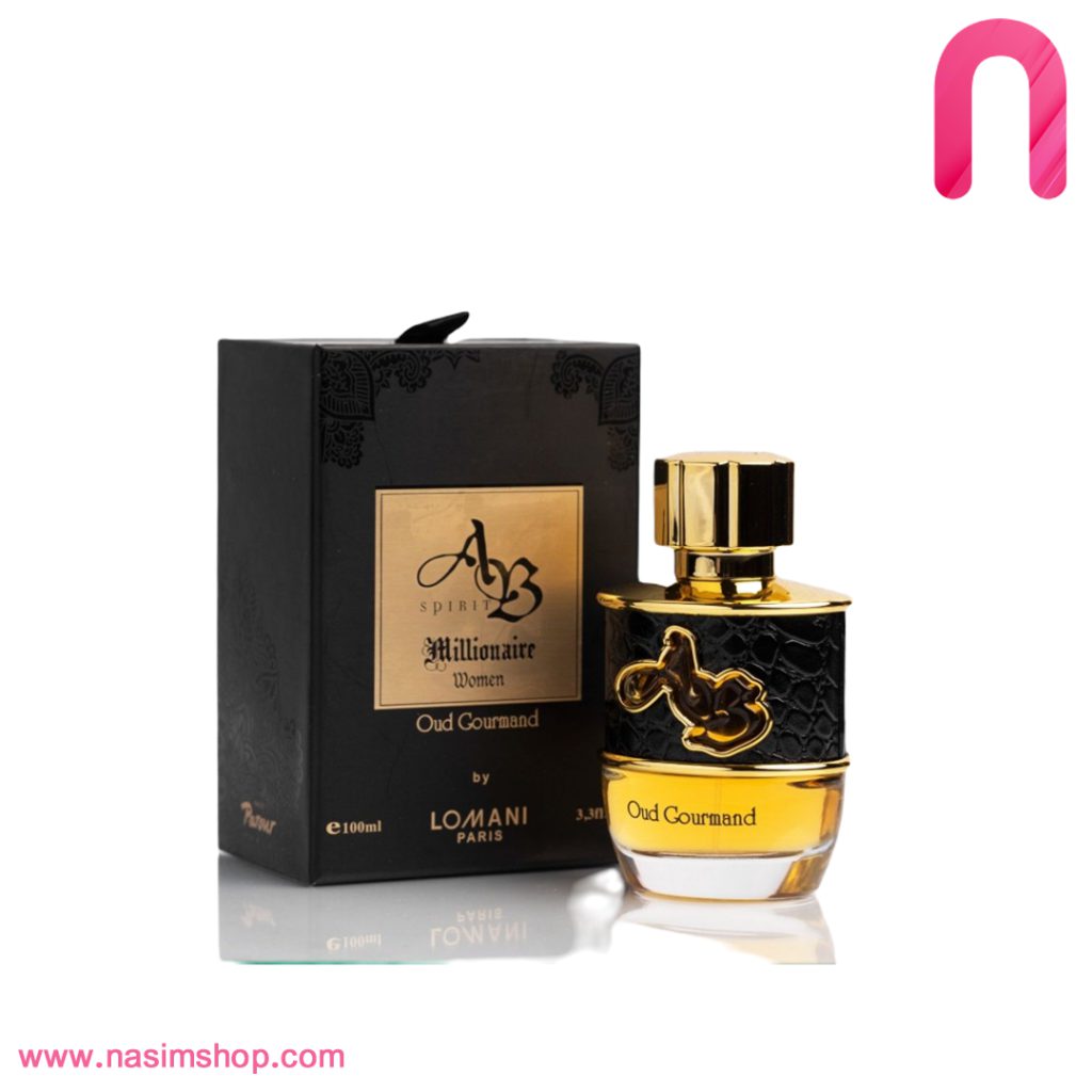 ادو پرفیوم زنانه لومانی مدل آب اسپیریت میلیونیر عود گورماند Ab Spirit Millionaire Oud Gourmand