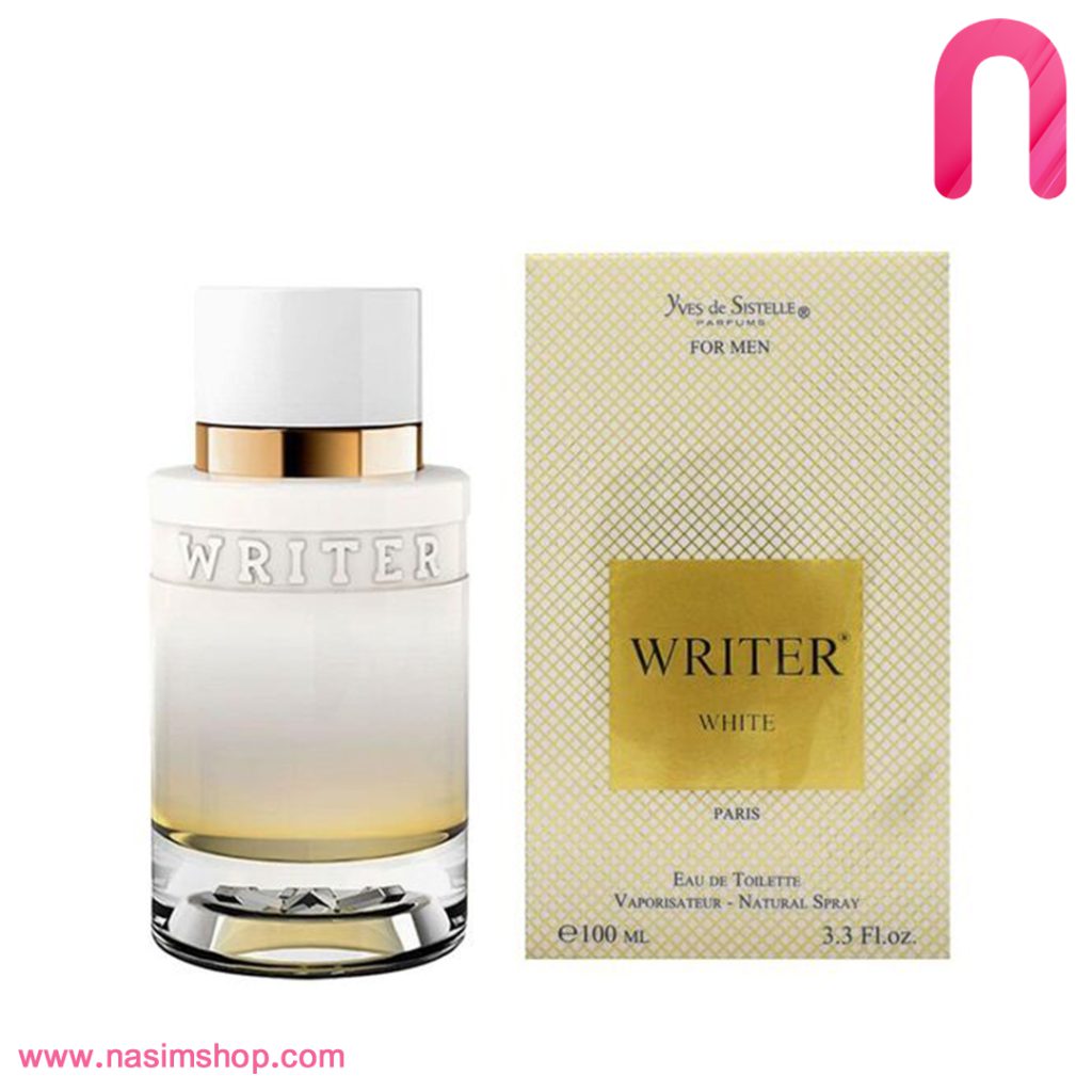 ادو تویلت مردانه پاریس بلو مدل Writer White