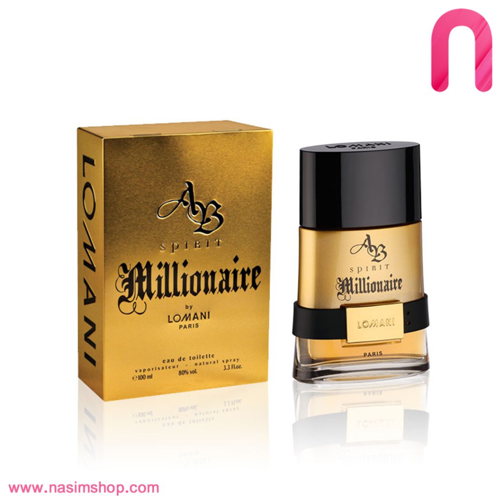 ادکلن مردانه لومانی ای بی اسپریت میلیونر ادو تویلت Lomami AB Spirit Millionaire