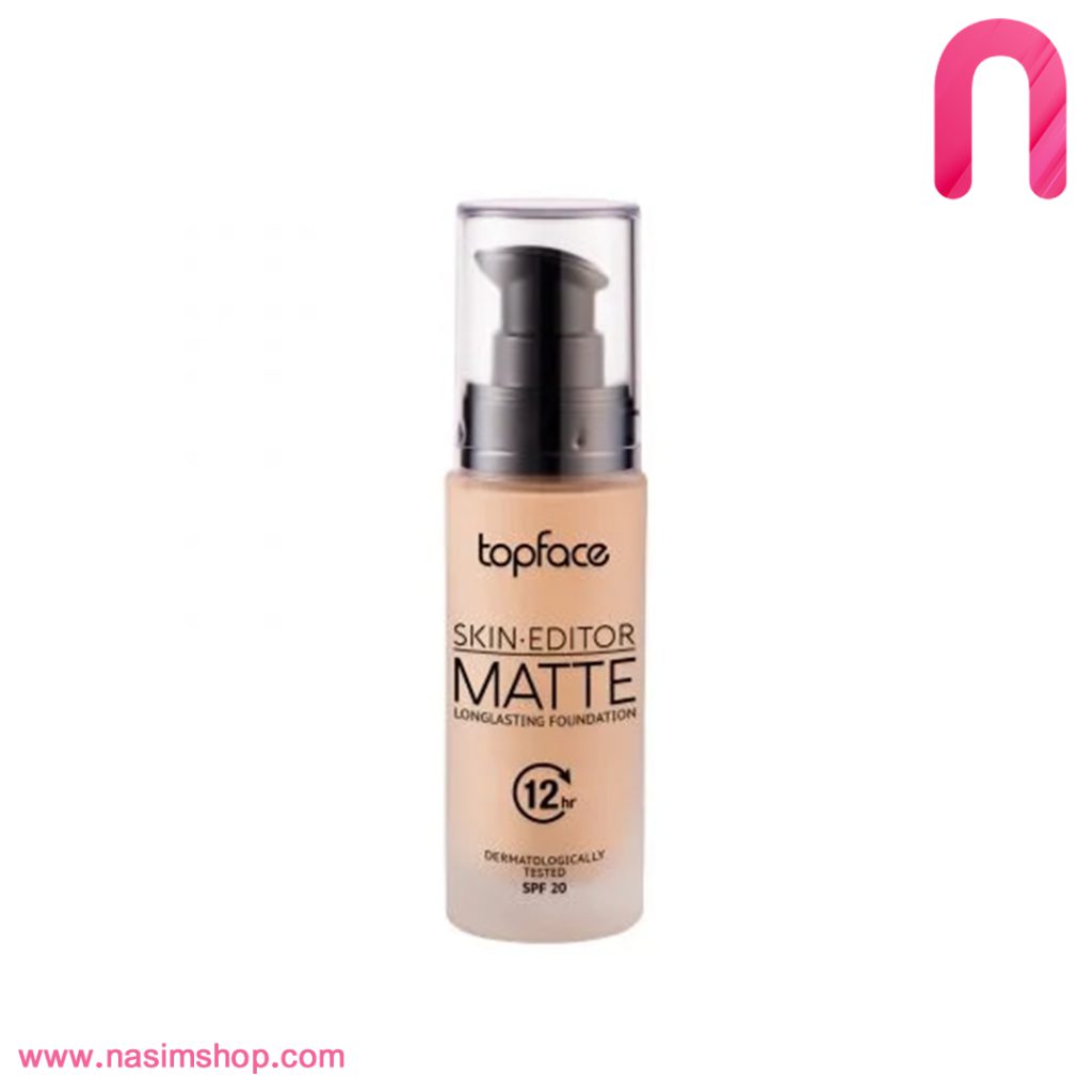 کرم پودر اسکین ادیتور مات تاپ فیس Topface Skin Editor Matte Longlasting Foundation