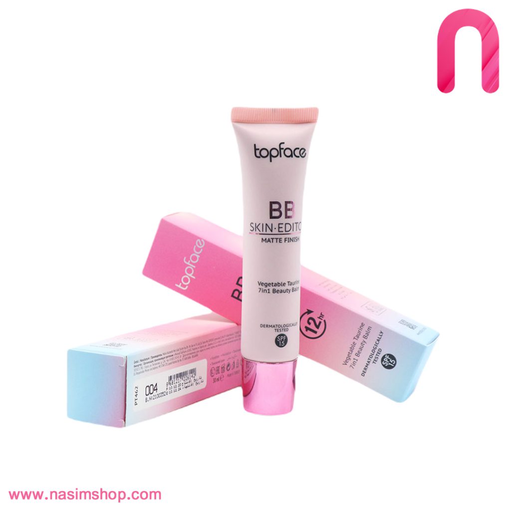 بی بی کرم تاپ فیس topface مات skin editor matte حجم 30 میل