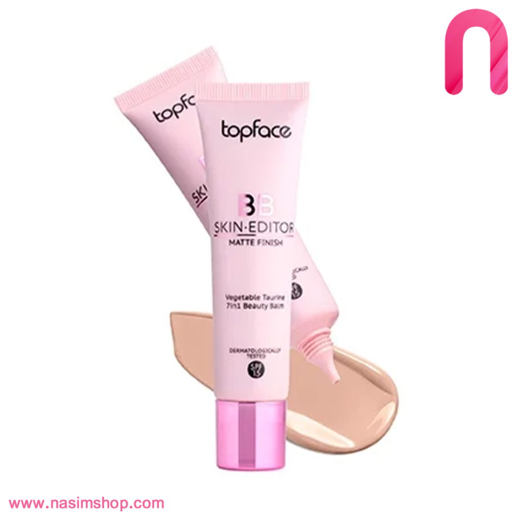 بی بی کرم تاپ فیس topface مات skin editor matte حجم 30 میل-3