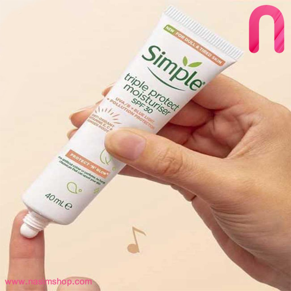 کرم مرطوب کننده حاوی ضدآفتاب SPF 30 سیمپل-4