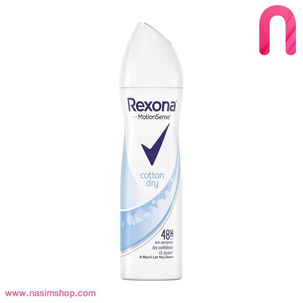 اسپری ضد تعریق رکسونا Rexona Cotton Dry حجم 200 میلی لیتر