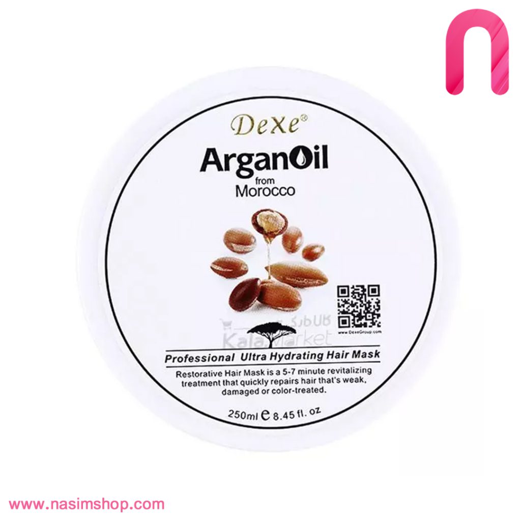 ماسک مو دکسی حاوی روغن آرگان dexe argan oil