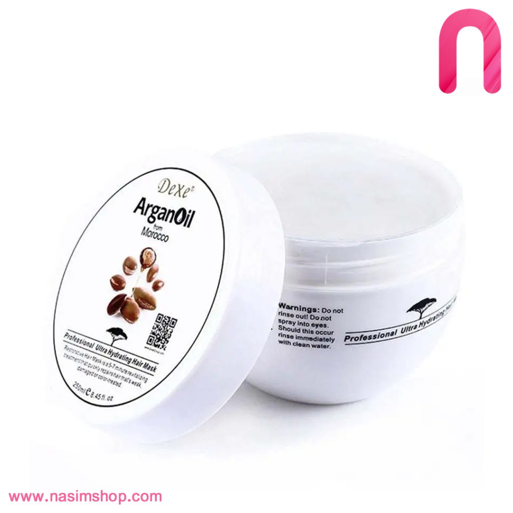 ماسک مو دکسی حاوی روغن آرگان dexe argan oil2