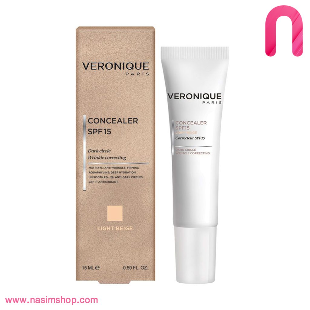 کانسیلر SPF15 ورونیک 15 میلی لیتر رنگ light beige