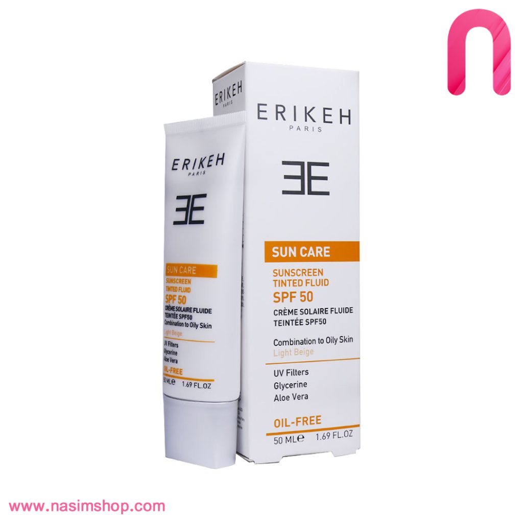 ضد آفتاب پوست مختلط تا چرب SPF50 اریکه