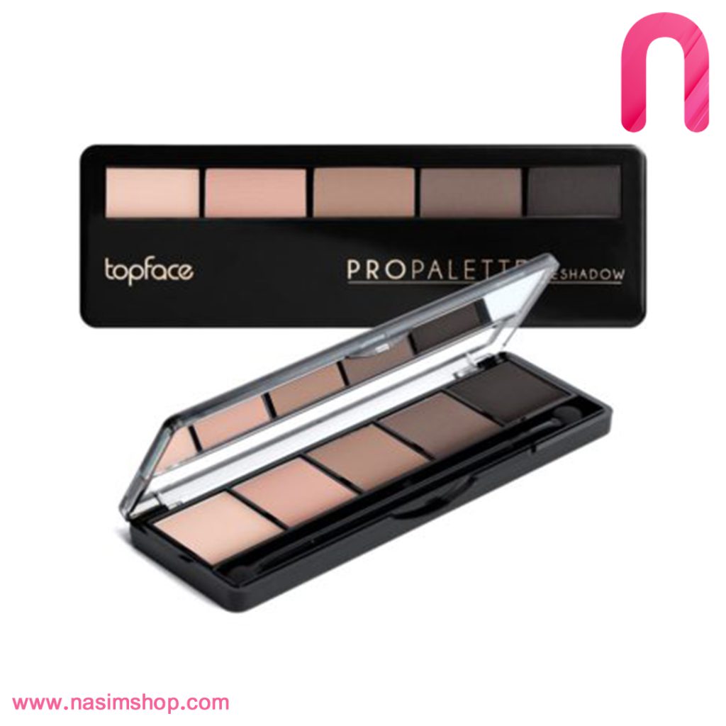 پالت سایه چشم 5 رنگ تاپ فیس مدل کد 008 Pro Palette Eyeshadow
