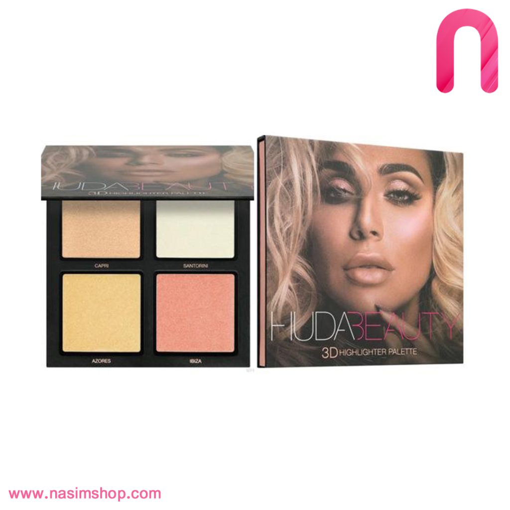 پالت هایلایتر هدی بیوتی پینک سند HUDA BEAUTY PINK SAND HIGHLIGHTER PALETTE