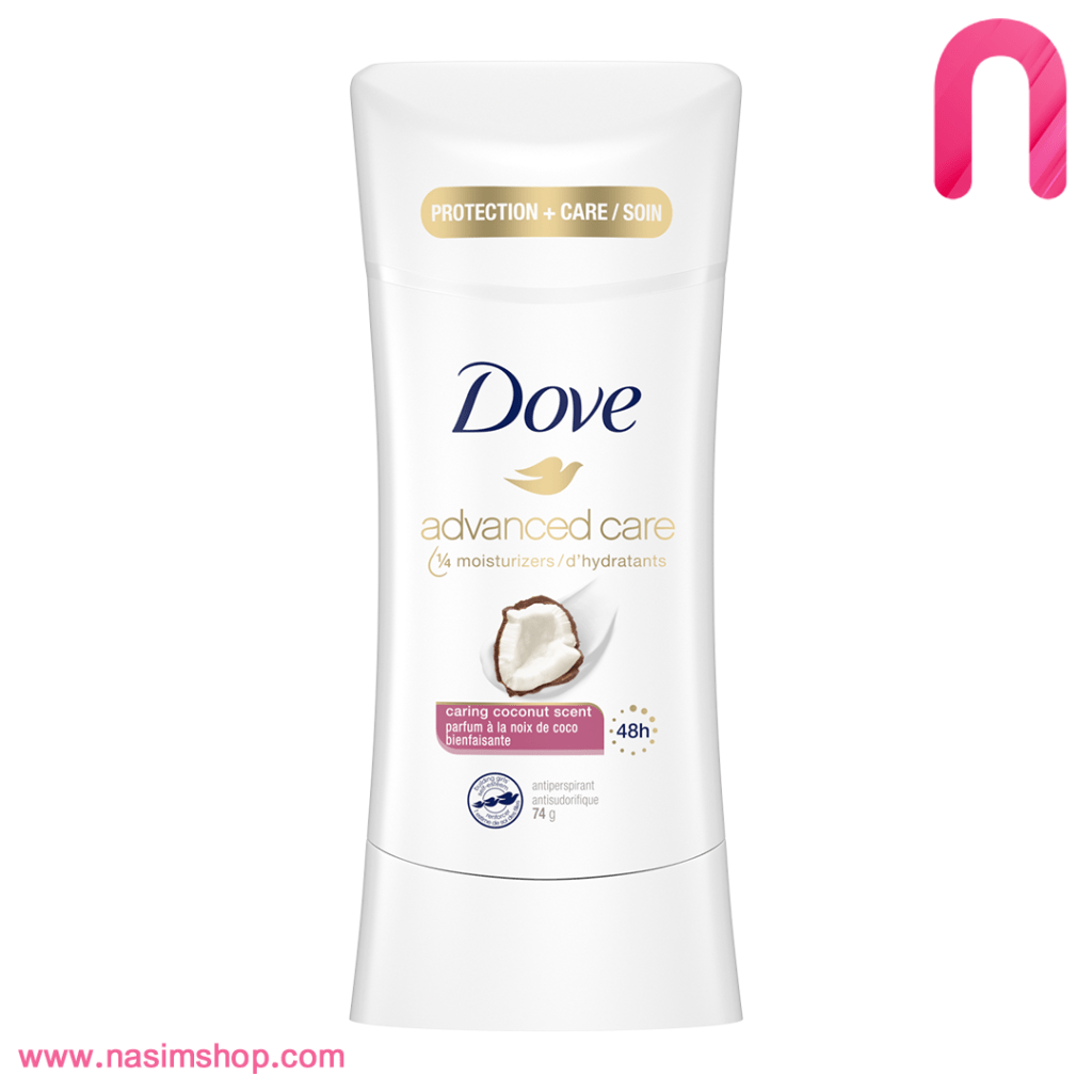 استیک ضد تعریق زنانه نارگیل داو مدل caring coconut حجم 74 گرم