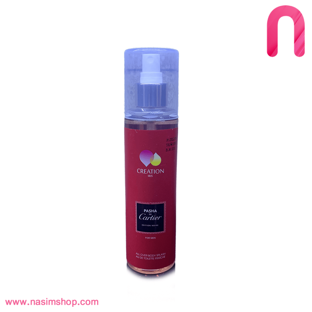 بادی اسپلش پاشا کارتیر کریشن آیریس Pasha Cartier Body Splash