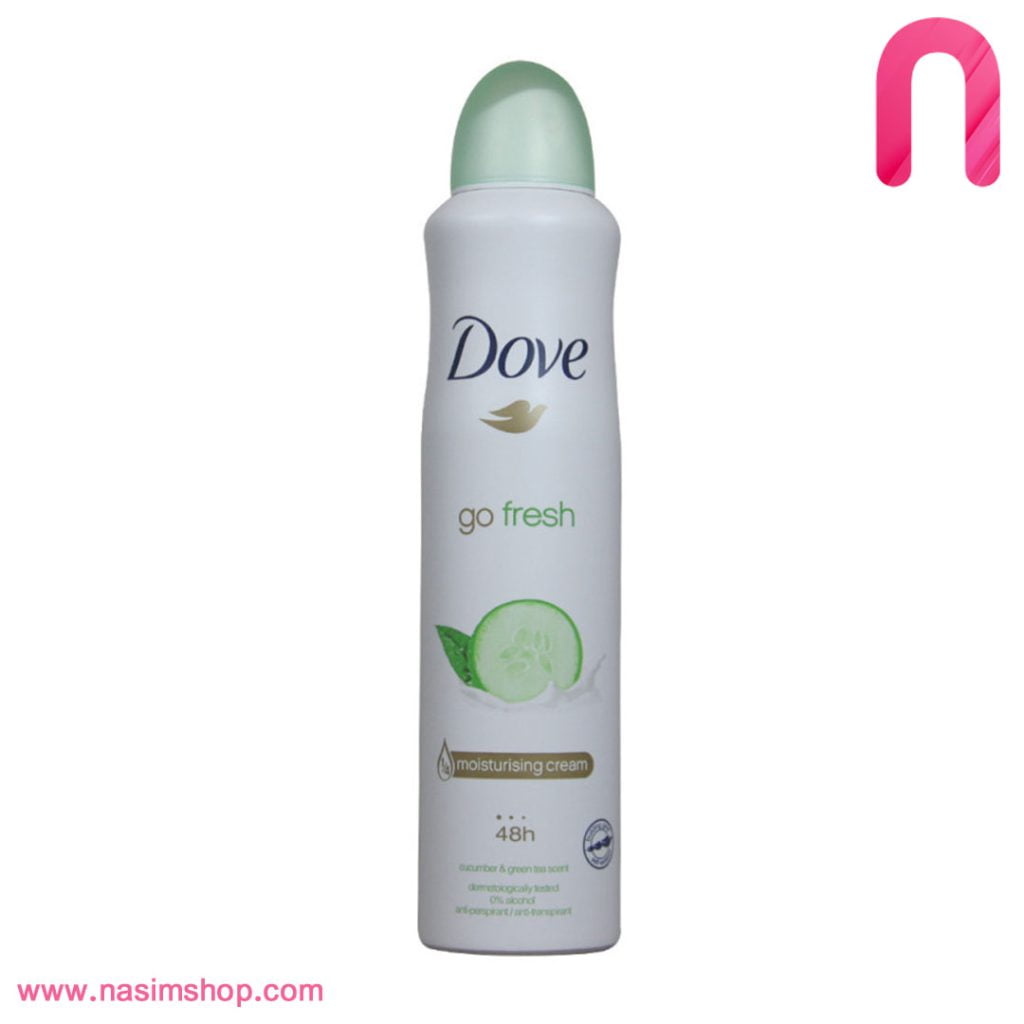اسپری ضد تعریق زنانه مدل Go Fresh (خیار) داو 250 میل