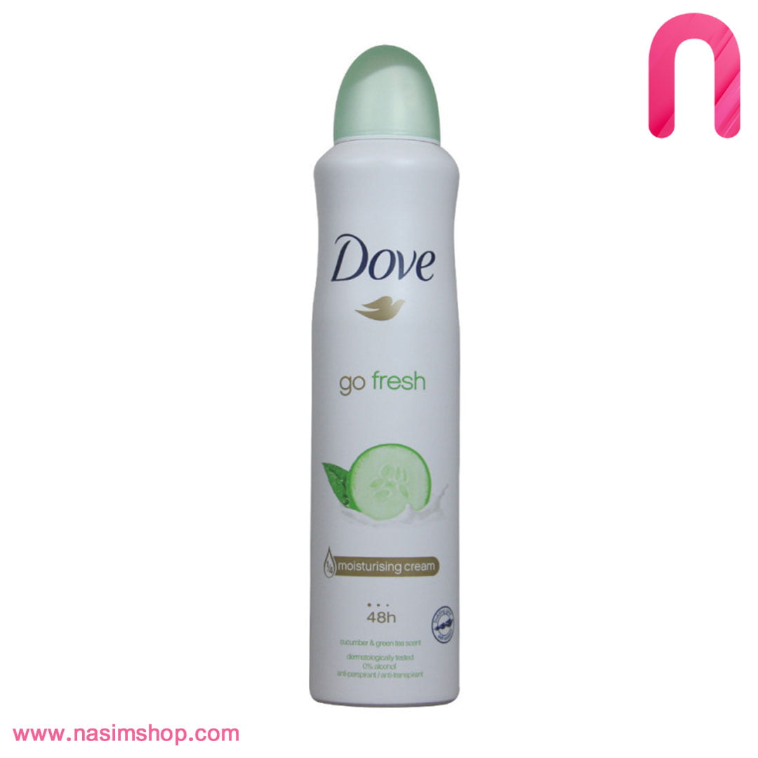 اسپری ضد تعریق زنانه مدل Go Fresh (خیار) داو 250 میل