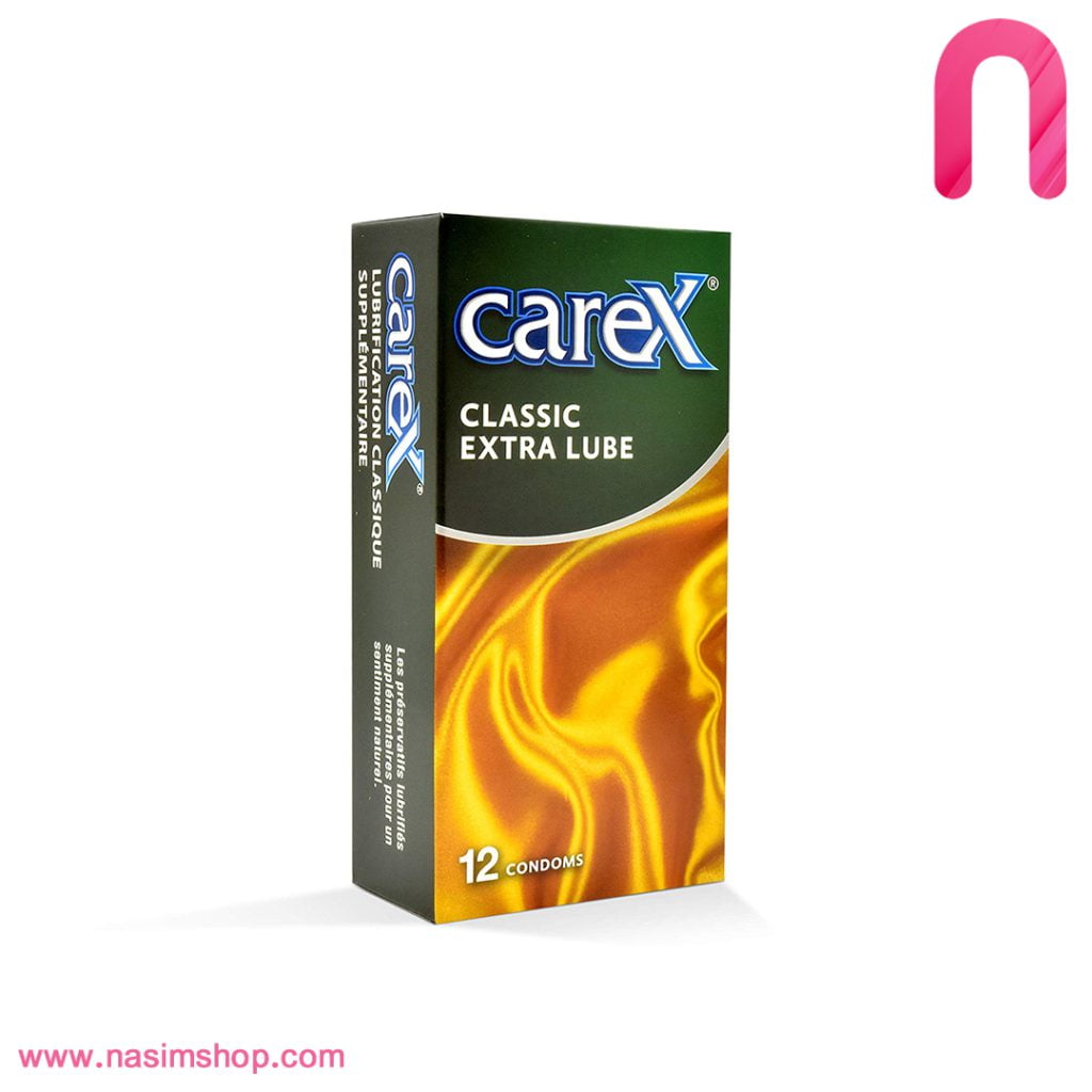 کاندوم carex مدل classic extra lube