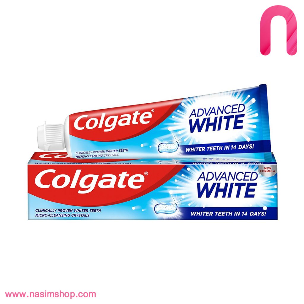 خمیر دندان colgate مدل advanced white