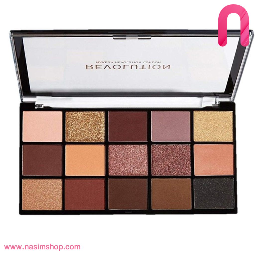پالت سایه چشم ١٥ عددی Velvet Rose رولوشن