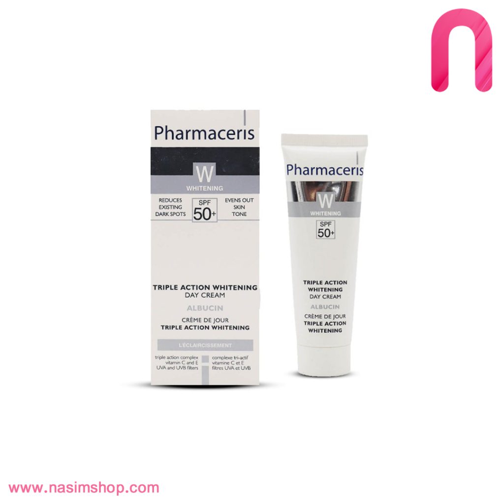 کرم سه کاره فارماسریز مدل + Albucin SPF50
