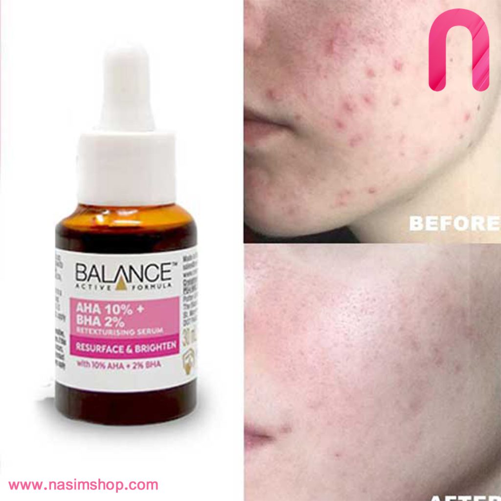 سرم لایه بردار بالانس بازسازی کننده پوست %2 Balance AHA 10% + BHA2