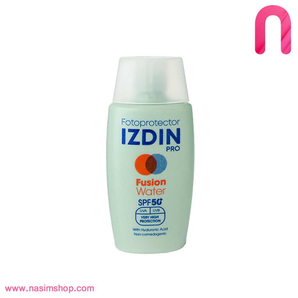 کرم ضد آفتاب ایزدین پرو مدل فیوژن واتر SPF 502