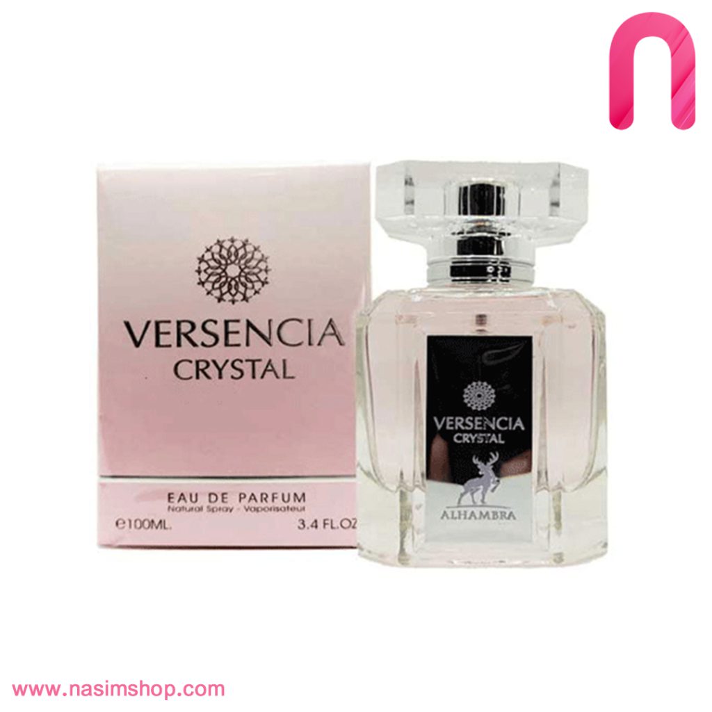 ادو پرفیوم زنانه الحمبرا مدل ورسنشیا کریستال | ALHAMBRA Versencia Crystal