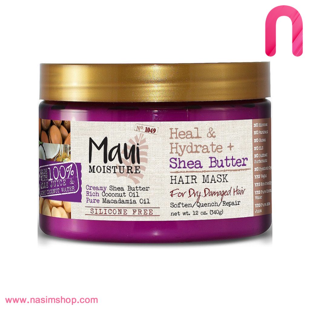 ماسک مو شی باتر Shea Butter مائویی Maui تقویت کننده و آبرسان قوی مو