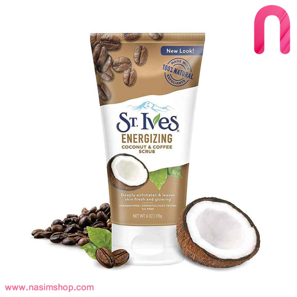 اسکراب لایه بردار نارگیل و قهوه St.Ives Energizing Coconut and Coffee2
