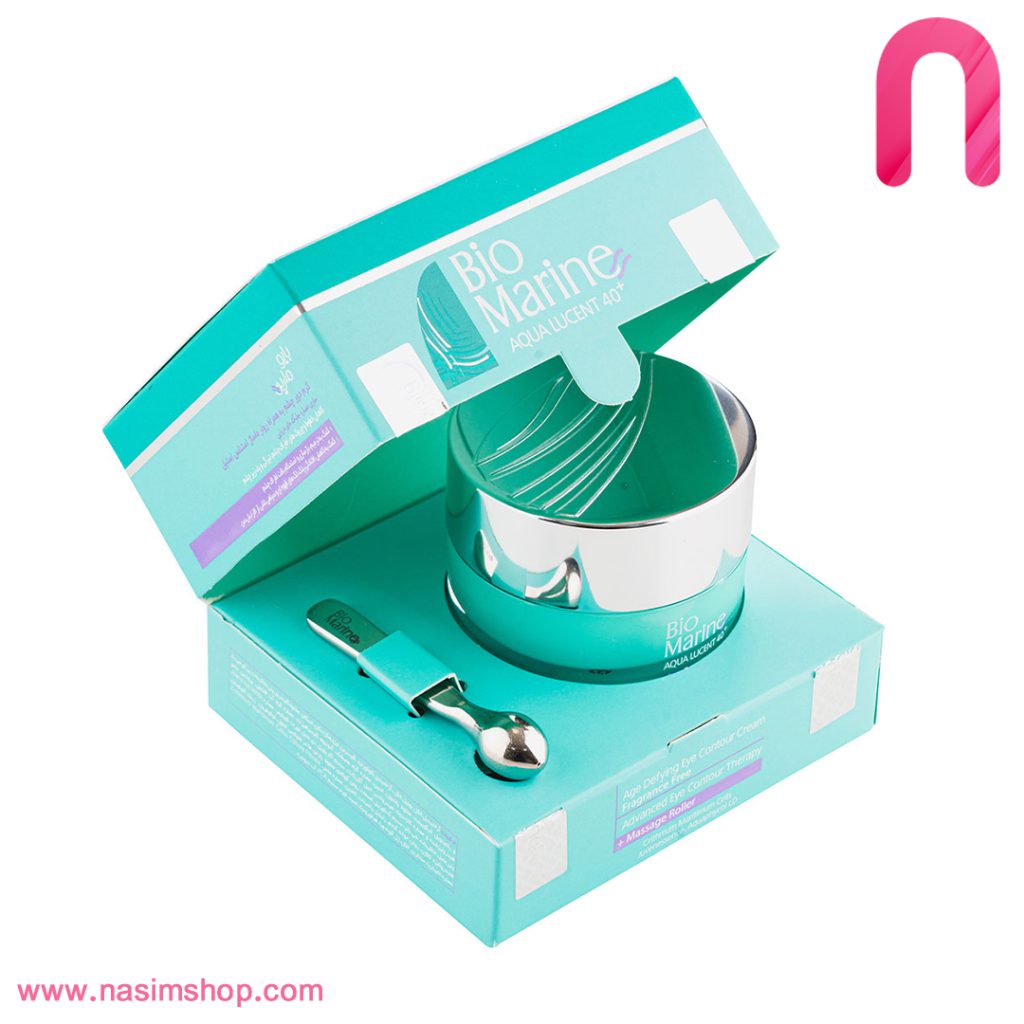 کرم دور چشم عصاره جلبک‌ دریایی و گوی ماساژ بایومارین BioMarine