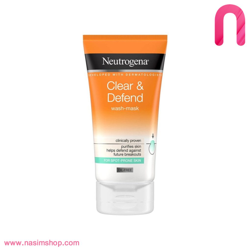 اسکراب لایه بردار پوست نوتروژینا مدل CLEAR & DEFEND