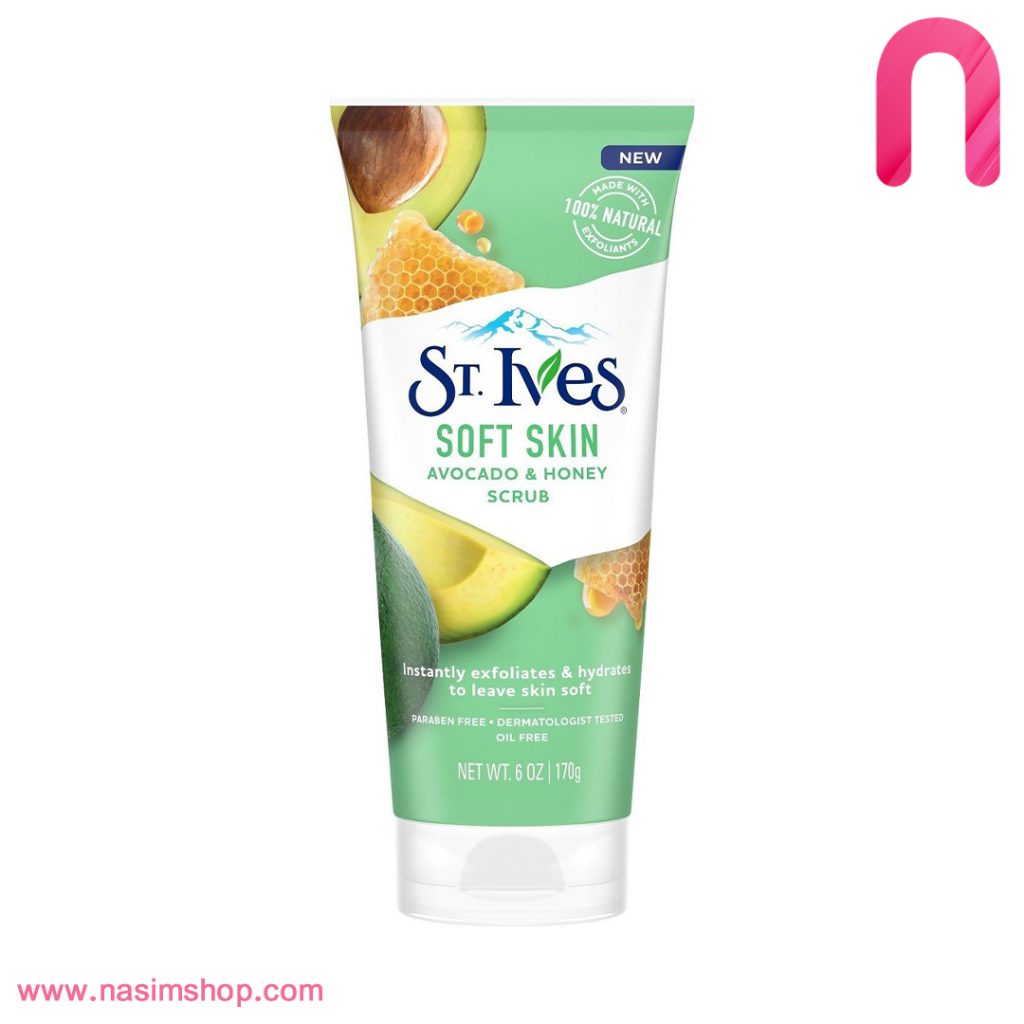 اسکراب نرم کننده سنت ایوز St Ives مدل Soft Skin