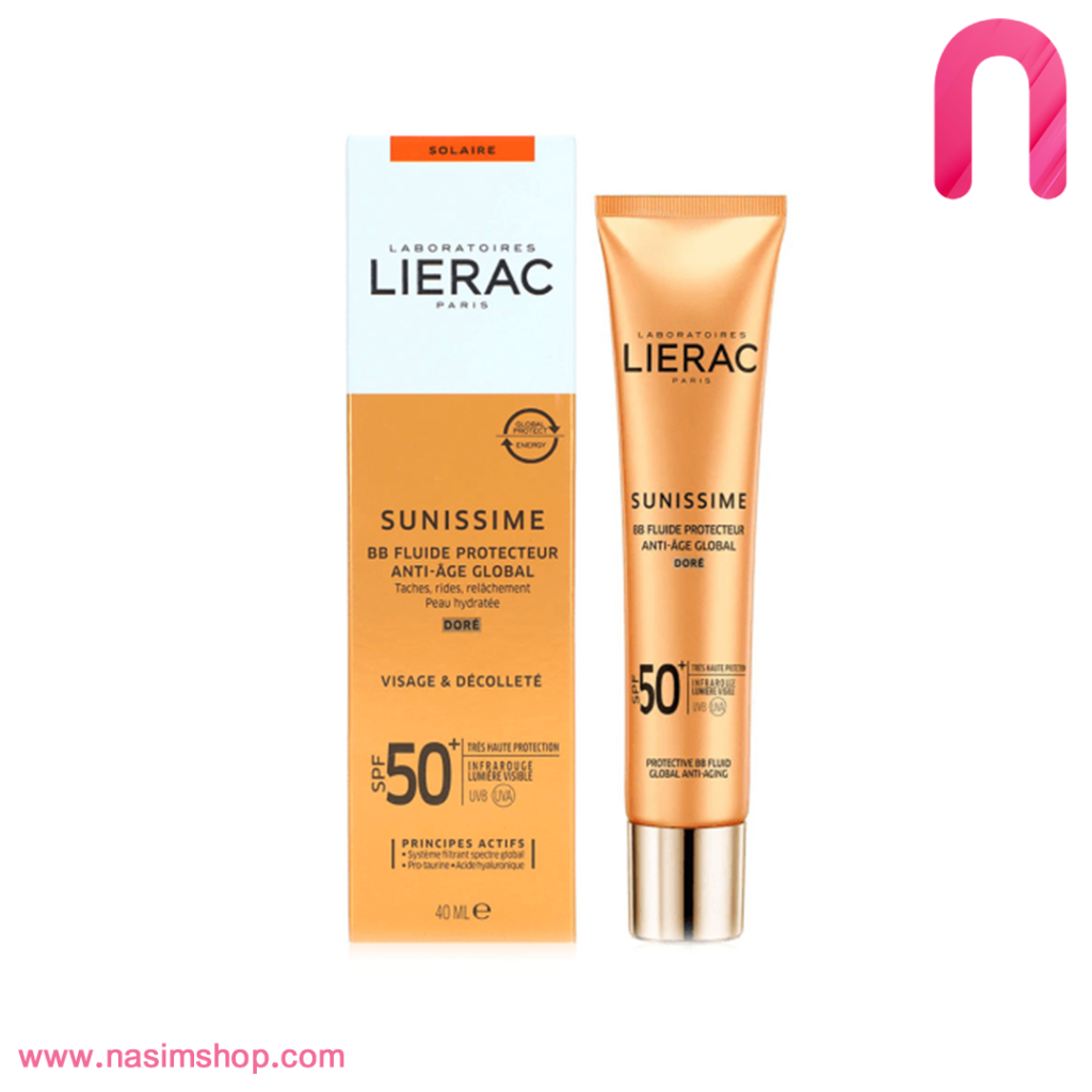 ضدآفتاب فلوئید ضدچروک لیراک Lierac Sunissime Fliude Protecteur Anti-Age Global