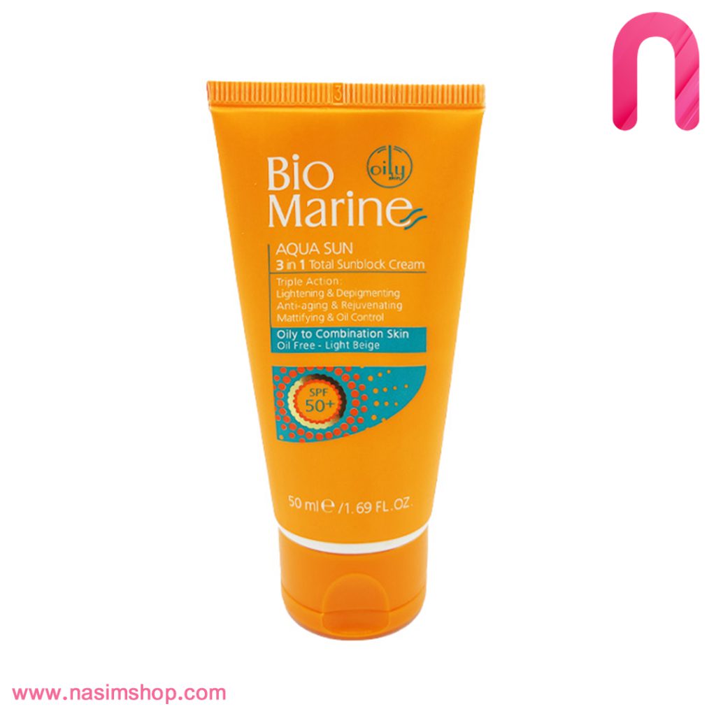 کرم ضد آفتاب روشن کننده و ضد چروک SPF50