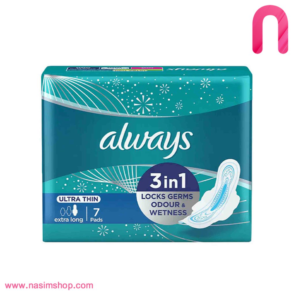 نوار بهداشتی الویز سایز Extra Long بسته ۷ عددی