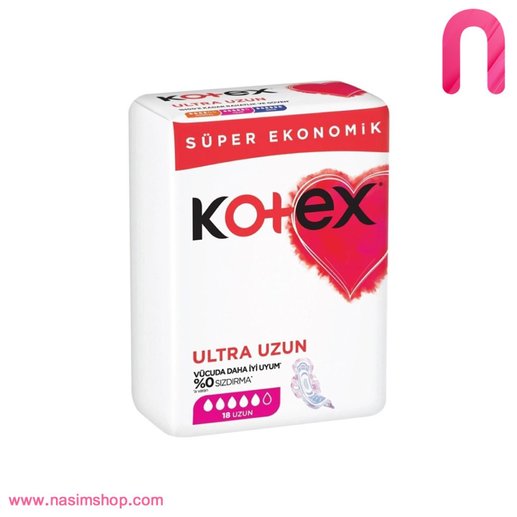 نوار بهداشتی کوتکس Ultra Uzun بسته 18 عددی