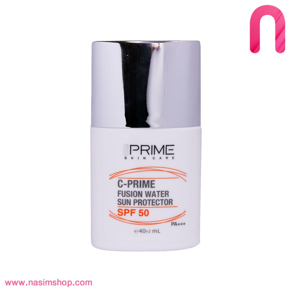 فلوئید ضد آفتاب SPF50 فیوژن واتر پریم حاوی ویتامین C-3