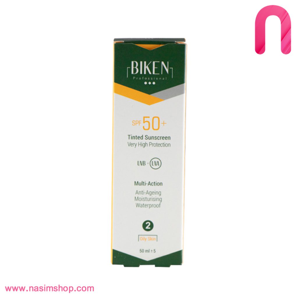 کرم ضد آفتاب رنگی بیکن SPF50 مناسب پوست چرب 2