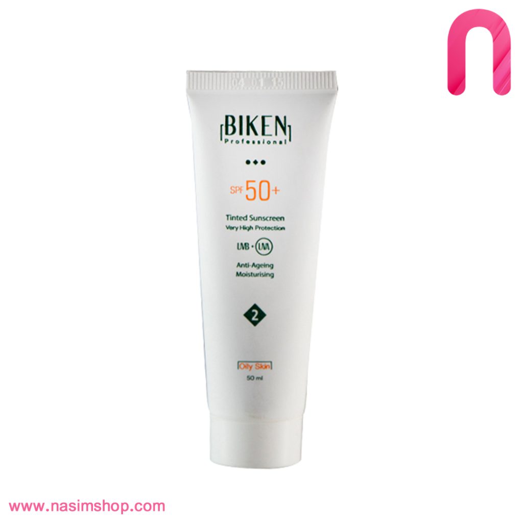 کرم ضد آفتاب رنگی بیکن SPF50 مناسب پوست چرب 2 -2